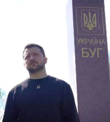Зеленський відвідав територію, де сходяться кордони України, Польщі та Білорусі