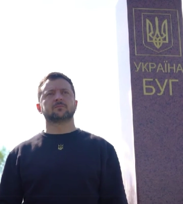 Зеленський приїхав до кордону з Білоруссю (ВІДЕО)