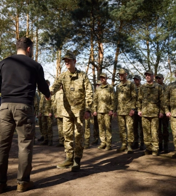 Зеленський проінспектував загородження на кордоні з білоруссю