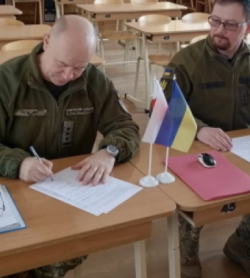 Львівський ліцей ім. Героїв Крут та польська Головна військова середня школа у Вроцлаві підписали меморандум про співпрацю