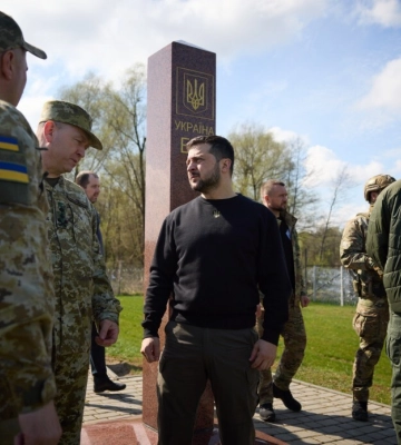 Зеленський відвідав кордон із Білоруссю у Волинській області