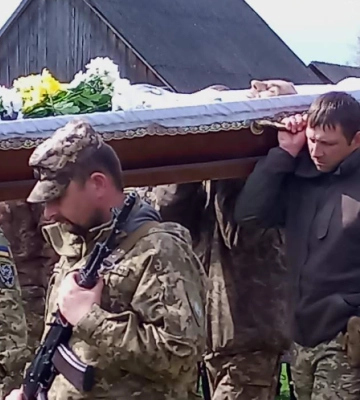 Загинув біля Бахмута: на Волині попрощалися із воїном Володимиром Ващуком