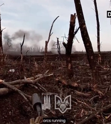 Рота Гонору батальйону &quot;Вовки Да Вінчі&quot; опублікували відео бою за останню дорогу до Бахмуту (Відео)