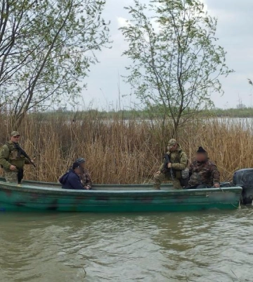 На Одещині румунські рибалки займались незаконним виловом риби