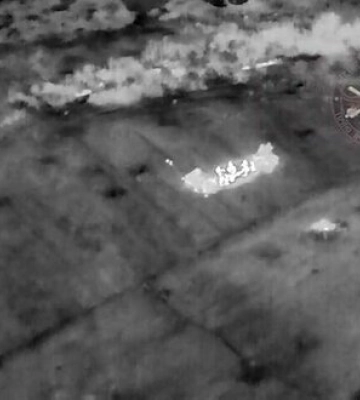 Бойцы и артиллеристы 110-й ОМБР ликвидировали по меньшей мере семь оккупантов вблизи Красногоровки Донецкой области. ВИДЕО
