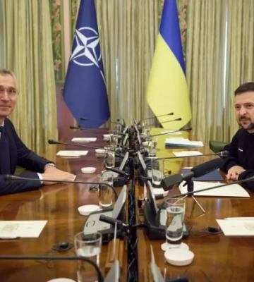 Що писали анонімні телеграм-канали про візит Генсека НАТО Столтенберга до Києва