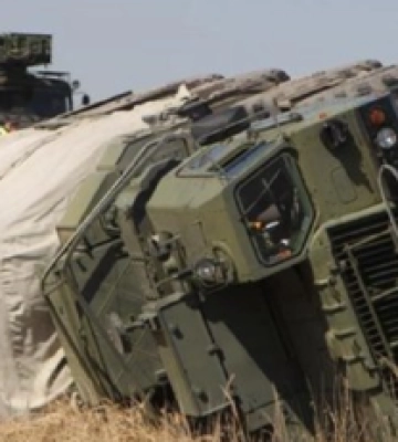 Не доїхав до України: у Росії перекинувся ЗРК С-400