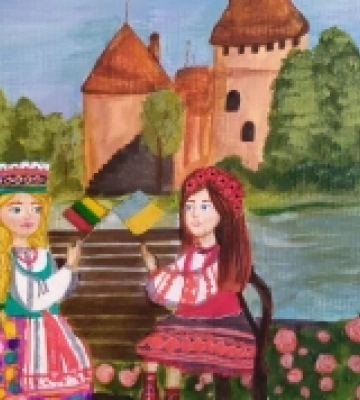 Школярка з Вараського району перемогла в обласному етапі всеукраїнського конкурсу дитячого малюнка «Вільнюсу – 700»