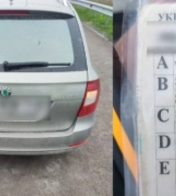Поблизу Корця у водія виявили документи з ознаками підробки