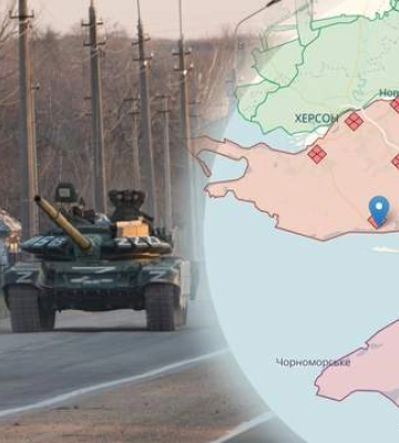 В Скадовск прибыло подразделение осужденных оккупантов
