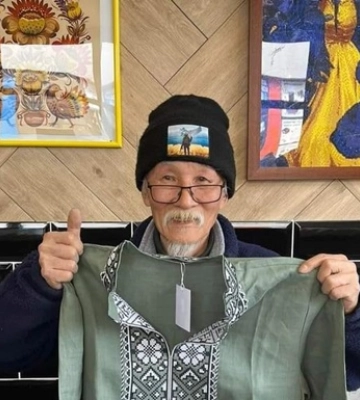 У Харкові 75-річний японський волонтер відкрив безкоштовне кафе