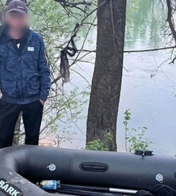 Волинянин плив до Угорщини на гумовому човні. Але не доплив 