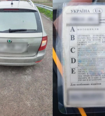 На Рівненщині патрульні виявили у водія посвідчення з невідповідними категоріями