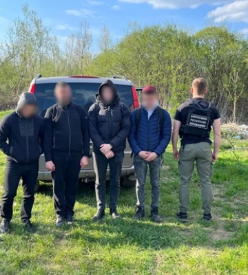 Прикордонники затримали ухилянтів, які намагалися втекти до Угорщини