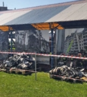 У Луцьку експонують уламки ворожих ракет
