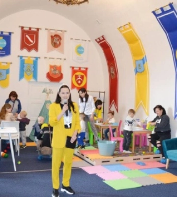 У Дубенському замку запрацювала дитяча точка «Спільно» від ЮНІСЕФ