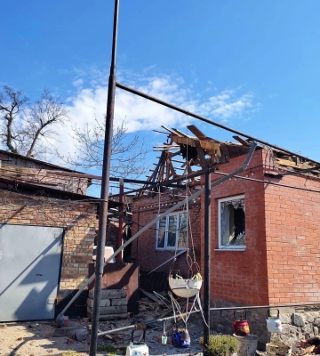 Війська рф атакували одне із міст Дніпропетровщини з безпілотників, - ФОТО