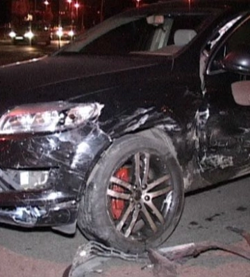У Луцьку в військового, який на Opel п’яним протаранив Audi Q7, відібрали права
