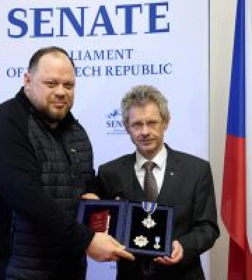 Руслан Стефанчук прибув до Праги для участі у Конференції спікерів парламентів ЄС