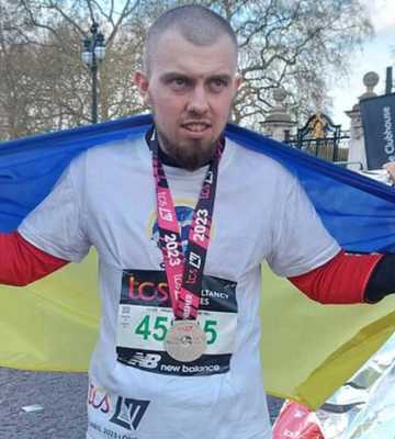 Ветеран із Вінниччини Роман Кашпур пробіг 43-ій Лондонський марафон