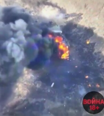 Уничтожение вражеского БМП-2 вблизи Водяного в Донецкой области. ВИДЕО