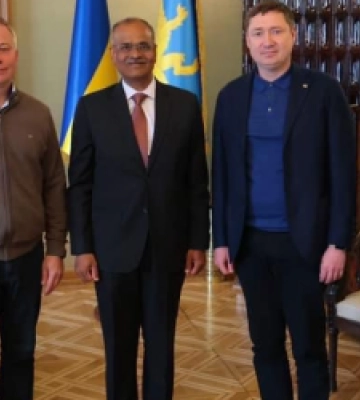Співпраця в освітній та медичній галузях, інвестиції у Львівщину: Козицький зустрівся з послом Індії в Україні