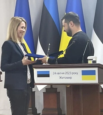 Для мира в Европе нам нужна Украина в ЕС и в НАТО, — глава правительства Эстонии (ФОТО, ВИДЕО)