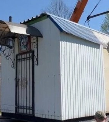 На Львівщині демонтовано вагончик УПЦ МП (ВІДЕО)