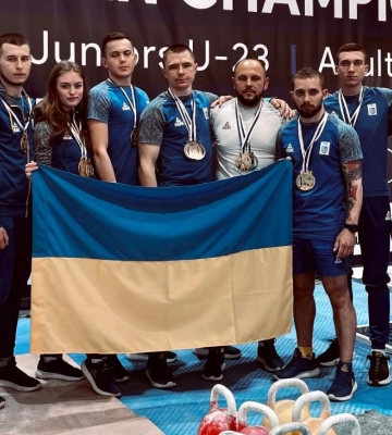 Гирьовики з Полтавщини здобули 31 «золото» на чемпіонаті Європи