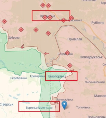 ISW: ЗСУ просунулися в районі Кремінної