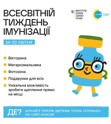 У Рівному Юнісеф запрошує дітей  з батьками на Дитячі точки «Спільно»