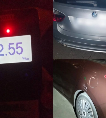 «БМВ» підбив у Рівному припаркований «Хюндай» і намагався втекти
