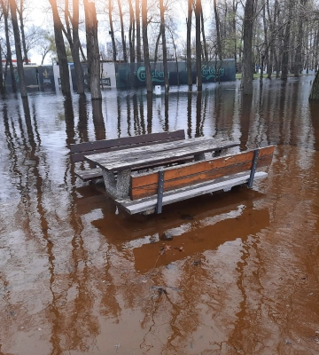 Два дні росте рівень води в Києві, рівень небезпеки &quot;жовтий&quot; – КМВА