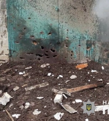 Унаслідок ракетного обстрілу Дружківки на Донеччині поранені троє поліцейських