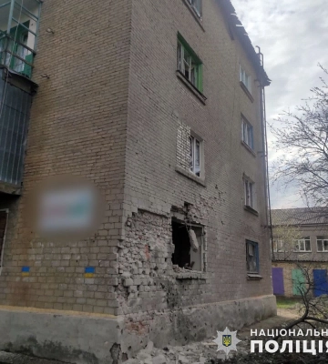 рф атакувала ракетами Дружківку, поранено поліцейських