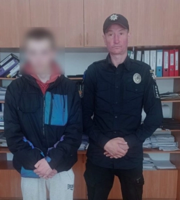 У Сумах ювенальні поліцейські розшукали 17-річного хлопця