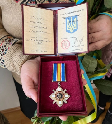 У Луцькому районі рідним полеглого Героя вручили державну нагороду