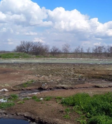 На Полтавщині у поле зливали нечистоти