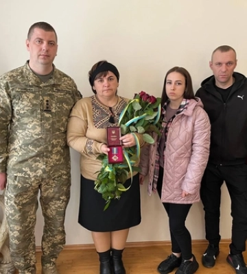 У Луцькому районі родині полеглого воїна Михайла Палоша вручили його орден 