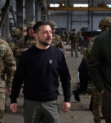 Зеленський у вівторок відвідав передові позиції ЗСУ в Авдіївці