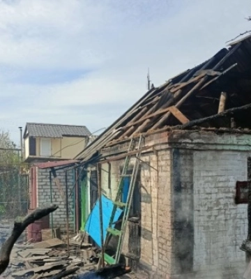 Ворог тричі обстріляв Оріхів запалювальними снарядами