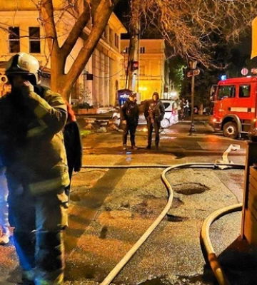 В центрі Одеси згоріло популярне кафе “Влаваше”