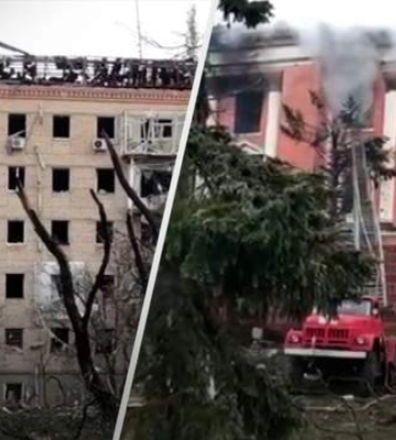 Ракетний удар по Миколаєву: частина міста залишилася без світла