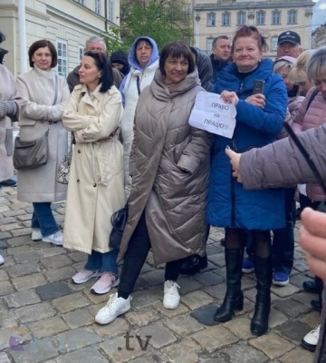 Підприємці вимагають під ратушою Львова врегулювати законність МАФів, - ФОТО