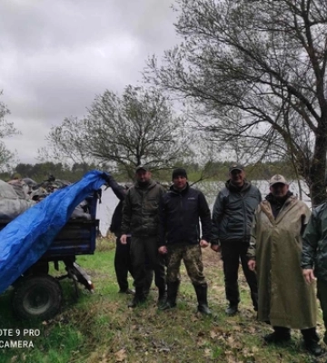 Заплаву річки Стир в Чебенях прибрали від сміття 