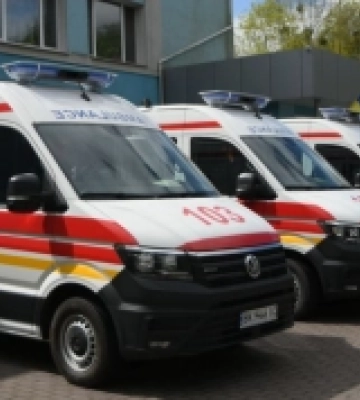 Рівненщина отримала чотири автомобілі швидкої допомоги