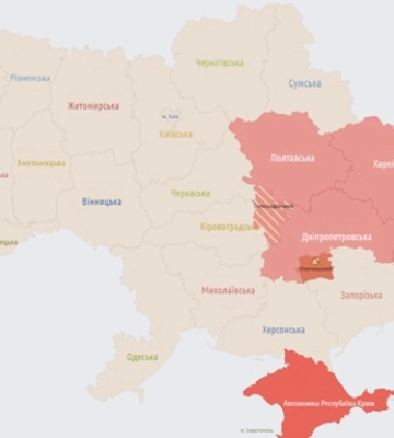 У низці областей оголошена повітряна тривога