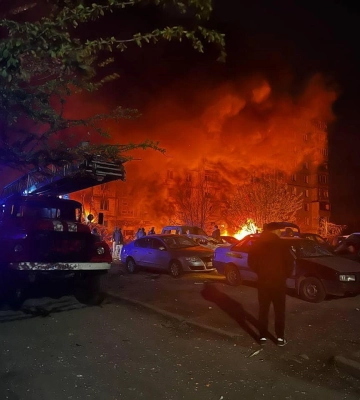 Умань: у місті два ракетні влучання (ФОТО, ВІДЕО)