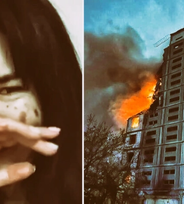 «Мы все в крови, окна выбило»: девушка показала квартиру после атаки оккупантов по Умани (видео)