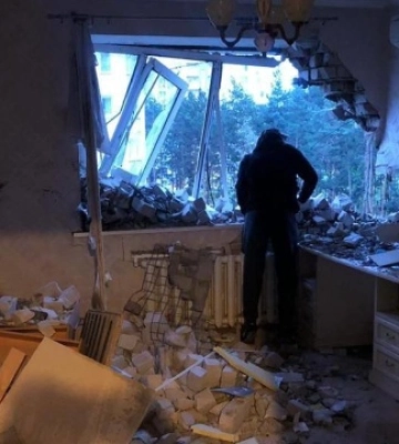 Ракетна атака на Київщину: поліція показала наслідки 